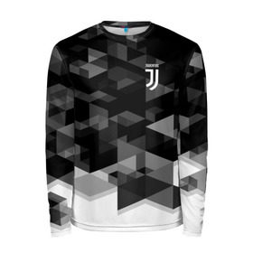 Мужской лонгслив 3D с принтом Juventus 2018 Geometry Sport в Кировске, 100% полиэстер | длинные рукава, круглый вырез горловины, полуприлегающий силуэт | fc | juventus | спорт | спортивные | фк | футбол | футбольный клуб | ювентус