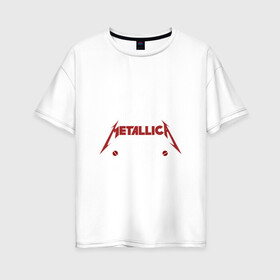 Женская футболка хлопок Oversize с принтом Я прост хочу слушать Metallica в Кировске, 100% хлопок | свободный крой, круглый ворот, спущенный рукав, длина до линии бедер
 | Тематика изображения на принте: metallica | джеймс хэтфилд | кирк хэмметт | ларс ульрих | металика | металлика | роберт трухильо | трэш | трэшметал | хард | хардрок | хеви | хевиметал
