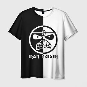 Мужская футболка 3D с принтом Iron Maiden в Кировске, 100% полиэфир | прямой крой, круглый вырез горловины, длина до линии бедер | Тематика изображения на принте: 
