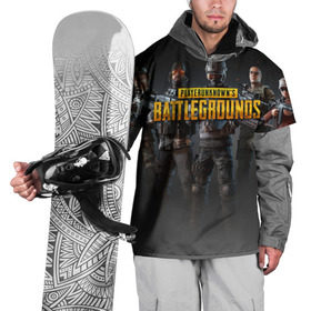 Накидка на куртку 3D с принтом PUBG Soldiers в Кировске, 100% полиэстер |  | Тематика изображения на принте: playerunknowns battlegrounds | pubg