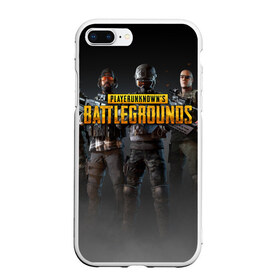 Чехол для iPhone 7Plus/8 Plus матовый с принтом PUBG Soldiers в Кировске, Силикон | Область печати: задняя сторона чехла, без боковых панелей | playerunknowns battlegrounds | pubg