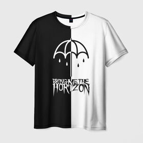 Мужская футболка 3D с принтом Bring Me the Horizon в Кировске, 100% полиэфир | прямой крой, круглый вырез горловины, длина до линии бедер | bmth | bring me the horizon | бмтх | бринг ми зе хоризон | достань для меня горизон