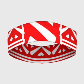 Повязка на голову 3D с принтом СВИТЕР DOTA 2 НОВОГОДНИЙ в Кировске,  |  | dota | dota 2 | logo | rpg | дота | игры | лого | логотип | новый год