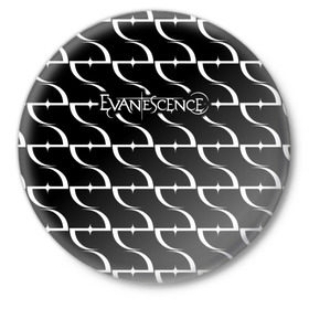 Значок с принтом Evanescence в Кировске,  металл | круглая форма, металлическая застежка в виде булавки | evanescence | альтернативный | готик | группа | джен маджура | исчезновение | метал | ню | рок | тим маккорд | трой маклоухорн | уилл хант | хард | эванесенс | эми ли