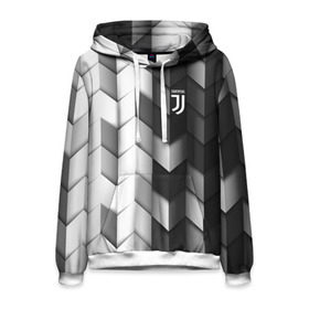 Мужская толстовка 3D с принтом Juventus 2018 Geometry Sport в Кировске, 100% полиэстер | двухслойный капюшон со шнурком для регулировки, мягкие манжеты на рукавах и по низу толстовки, спереди карман-кенгуру с мягким внутренним слоем. | fc | juventus | спорт | спортивные | фк | футбол | футбольный клуб | ювентус