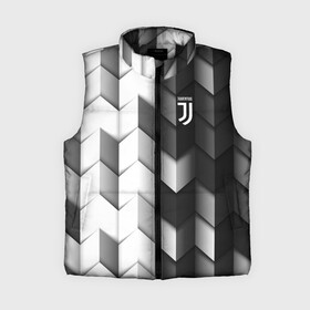 Женский жилет утепленный 3D с принтом Juventus 2018 Geometry Sport в Кировске,  |  | fc | juventus | спорт | спортивные | фк | футбол | футбольный клуб | ювентус