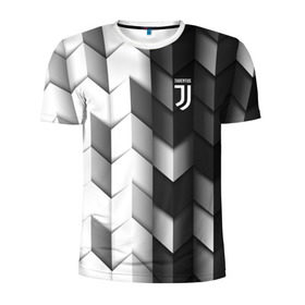 Мужская футболка 3D спортивная с принтом Juventus 2018 Geometry Sport в Кировске, 100% полиэстер с улучшенными характеристиками | приталенный силуэт, круглая горловина, широкие плечи, сужается к линии бедра | fc | juventus | спорт | спортивные | фк | футбол | футбольный клуб | ювентус