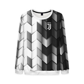 Мужской свитшот 3D с принтом Juventus 2018 Geometry Sport в Кировске, 100% полиэстер с мягким внутренним слоем | круглый вырез горловины, мягкая резинка на манжетах и поясе, свободная посадка по фигуре | fc | juventus | спорт | спортивные | фк | футбол | футбольный клуб | ювентус