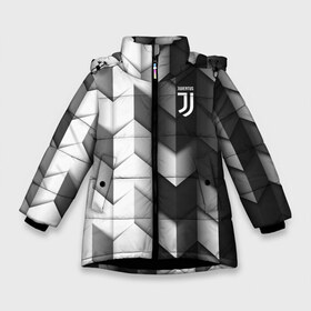 Зимняя куртка для девочек 3D с принтом Juventus 2018 Geometry Sport в Кировске, ткань верха — 100% полиэстер; подклад — 100% полиэстер, утеплитель — 100% полиэстер. | длина ниже бедра, удлиненная спинка, воротник стойка и отстегивающийся капюшон. Есть боковые карманы с листочкой на кнопках, утяжки по низу изделия и внутренний карман на молнии. 

Предусмотрены светоотражающий принт на спинке, радужный светоотражающий элемент на пуллере молнии и на резинке для утяжки. | fc | juventus | спорт | спортивные | фк | футбол | футбольный клуб | ювентус