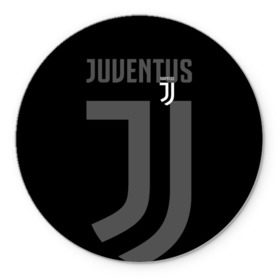 Коврик круглый с принтом Juventus 2018 Original в Кировске, резина и полиэстер | круглая форма, изображение наносится на всю лицевую часть | fc | juventus | спорт | спортивные | фк | футбол | футбольный клуб | ювентус