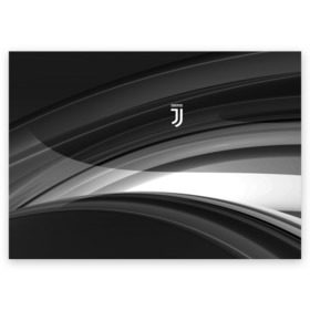Поздравительная открытка с принтом Juventus 2018 Original в Кировске, 100% бумага | плотность бумаги 280 г/м2, матовая, на обратной стороне линовка и место для марки
 | fc | juventus | спорт | спортивные | фк | футбол | футбольный клуб | ювентус