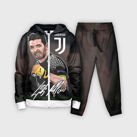 Детский костюм 3D с принтом Джанлуиджи Буффон в Кировске,  |  | buffon | champions | gianluigi | juventus | league | legend | paint | автограф | буффон | джанлуиджи | легенда | лига | рисунок | чемпионов | ювентус