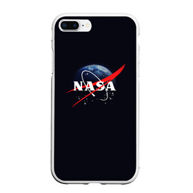 Чехол для iPhone 7Plus/8 Plus матовый с принтом NASA в Кировске, Силикон | Область печати: задняя сторона чехла, без боковых панелей | 