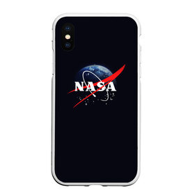 Чехол для iPhone XS Max матовый с принтом NASA в Кировске, Силикон | Область печати: задняя сторона чехла, без боковых панелей | 