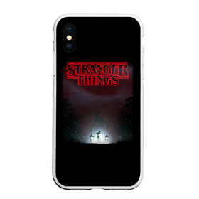 Чехол для iPhone XS Max матовый с принтом Stranger Things Демогоргон в Кировске, Силикон | Область печати: задняя сторона чехла, без боковых панелей | stranger things | очень странные дела