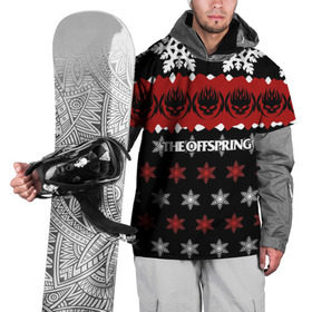 Накидка на куртку 3D с принтом Праздничный The Offspring в Кировске, 100% полиэстер |  | the offspring | офспринг | оффспринг | рок