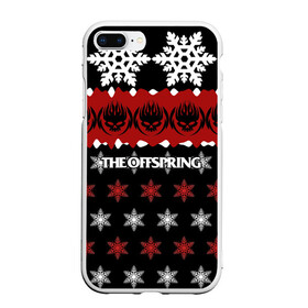 Чехол для iPhone 7Plus/8 Plus матовый с принтом Праздничный The Offspring в Кировске, Силикон | Область печати: задняя сторона чехла, без боковых панелей | the offspring | офспринг | оффспринг | рок