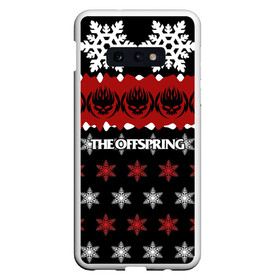 Чехол для Samsung S10E с принтом Праздничный The Offspring в Кировске, Силикон | Область печати: задняя сторона чехла, без боковых панелей | Тематика изображения на принте: the offspring | офспринг | оффспринг | рок