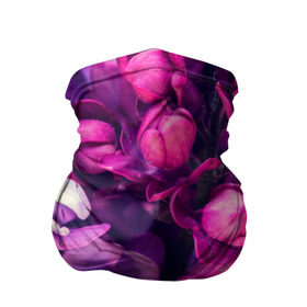 Бандана-труба 3D с принтом цветы в Кировске, 100% полиэстер, ткань с особыми свойствами — Activecool | плотность 150‒180 г/м2; хорошо тянется, но сохраняет форму | Тематика изображения на принте: botany | bouquet | flowers | fuchsia | leaves | magnolia | peony | pink | vintage | ботаника | букет | винтаж | листья | магнолия | пион | розовый | фуксия | цветы