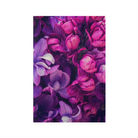 Обложка для паспорта матовая кожа с принтом цветы в Кировске, натуральная матовая кожа | размер 19,3 х 13,7 см; прозрачные пластиковые крепления | botany | bouquet | flowers | fuchsia | leaves | magnolia | peony | pink | vintage | ботаника | букет | винтаж | листья | магнолия | пион | розовый | фуксия | цветы