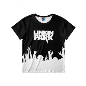 Детская футболка 3D с принтом Linkin Park в Кировске, 100% гипоаллергенный полиэфир | прямой крой, круглый вырез горловины, длина до линии бедер, чуть спущенное плечо, ткань немного тянется | bennington | chester | linkin park | альтернативный | беннингтон | группа | ленкин | линкин | майк | метал | музыкант | ню | нюметал | парк | певец | рок | рэп | честер | электроник