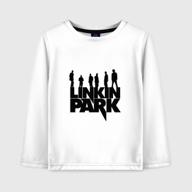 Детский лонгслив хлопок с принтом Linkin Park в Кировске, 100% хлопок | круглый вырез горловины, полуприлегающий силуэт, длина до линии бедер | bennington | chester | linkin park | альтернативный | беннингтон | группа | ленкин | линкин | майк | метал | музыкант | ню | нюметал | парк | певец | рок | рэп | честер | электроник