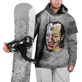 Накидка на куртку 3D с принтом Кровосток в Кировске, 100% полиэстер |  | Тематика изображения на принте: кровосток | шыло