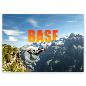 Поздравительная открытка с принтом base jumping в Кировске, 100% бумага | плотность бумаги 280 г/м2, матовая, на обратной стороне линовка и место для марки
 | adrenaline | b.a.s.e. | base jumping | danger | extreme | freedom | height | jump | parachute | risk | skydive | адреналин | бейс | бейсджампинг | высота | парашют | прыжок | риск | свобода | экстрим