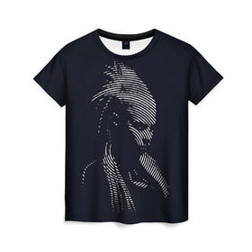 Женская футболка 3D с принтом Йоланди Фиссер в Кировске, 100% полиэфир ( синтетическое хлопкоподобное полотно) | прямой крой, круглый вырез горловины, длина до линии бедер | die antwoord | yolandi visser |   | йоланди фиссер