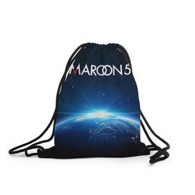 Рюкзак-мешок 3D с принтом Maroon 5 в Кировске, 100% полиэстер | плотность ткани — 200 г/м2, размер — 35 х 45 см; лямки — толстые шнурки, застежка на шнуровке, без карманов и подкладки | adam | levine | maroon 5 | адам | левин | марун 5