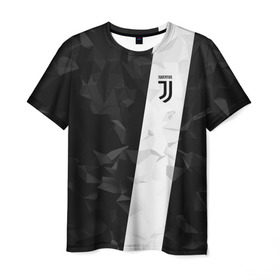 Мужская футболка 3D с принтом Juventus 2018 Line в Кировске, 100% полиэфир | прямой крой, круглый вырез горловины, длина до линии бедер | Тематика изображения на принте: fc | juventus | спорт | спортивные | фк | футбол | футбольный клуб | ювентус
