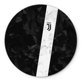 Коврик круглый с принтом Juventus 2018 Line в Кировске, резина и полиэстер | круглая форма, изображение наносится на всю лицевую часть | fc | juventus | спорт | спортивные | фк | футбол | футбольный клуб | ювентус