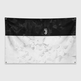 Флаг-баннер с принтом Juventus 2018 Black and White в Кировске, 100% полиэстер | размер 67 х 109 см, плотность ткани — 95 г/м2; по краям флага есть четыре люверса для крепления | fc | juventus | спорт | спортивные | фк | футбол | футбольный клуб | ювентус
