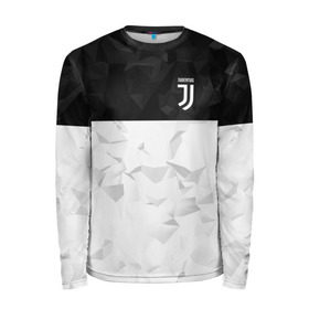 Мужской лонгслив 3D с принтом Juventus 2018 Black and White в Кировске, 100% полиэстер | длинные рукава, круглый вырез горловины, полуприлегающий силуэт | fc | juventus | спорт | спортивные | фк | футбол | футбольный клуб | ювентус