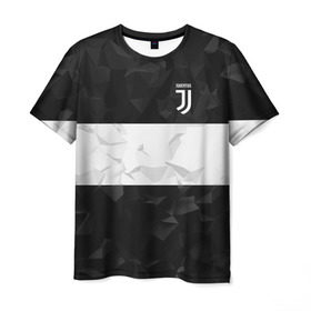 Мужская футболка 3D с принтом Juventus 2018 White Line в Кировске, 100% полиэфир | прямой крой, круглый вырез горловины, длина до линии бедер | fc | juventus | спорт | спортивные | фк | футбол | футбольный клуб | ювентус