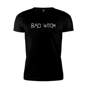 Мужская футболка премиум с принтом Bad Witch в Кировске, 92% хлопок, 8% лайкра | приталенный силуэт, круглый вырез ворота, длина до линии бедра, короткий рукав | ahs | american horror story | американская история ужасов