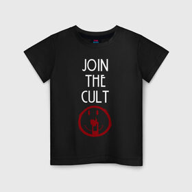 Детская футболка хлопок с принтом Cult в Кировске, 100% хлопок | круглый вырез горловины, полуприлегающий силуэт, длина до линии бедер | ahs | american horror story | американская история ужасов