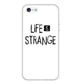 Чехол для iPhone 5/5S матовый с принтом Life is Strange в Кировске, Силикон | Область печати: задняя сторона чехла, без боковых панелей | life is strange 2 | игра | лайф ис стрэндж | надпись