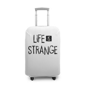 Чехол для чемодана 3D с принтом Life is Strange в Кировске, 86% полиэфир, 14% спандекс | двустороннее нанесение принта, прорези для ручек и колес | life is strange 2 | игра | лайф ис стрэндж | надпись