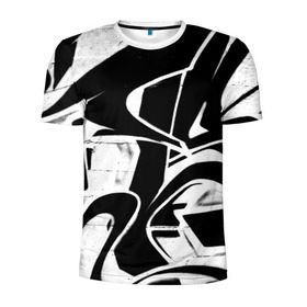 Мужская футболка 3D спортивная с принтом Городское граффити в Кировске, 100% полиэстер с улучшенными характеристиками | приталенный силуэт, круглая горловина, широкие плечи, сужается к линии бедра | color | graffity | urban | город | граффити | краски | уличное искусство