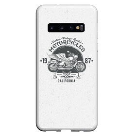 Чехол для Samsung Galaxy S10 с принтом Vintage motocycle в Кировске, Силикон | Область печати: задняя сторона чехла, без боковых панелей | harley | motorbike | motorcycle | race | rider | ryder | skull | speed | байк | гонки | гонщик | мото | мотобайк | мотоцикл | райдер | скорость | харлей | череп