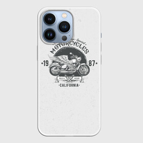 Чехол для iPhone 13 Pro с принтом Vintage motocycle в Кировске,  |  | harley | motorbike | motorcycle | race | rider | ryder | skull | speed | байк | гонки | гонщик | мото | мотобайк | мотоцикл | райдер | скорость | харлей | череп