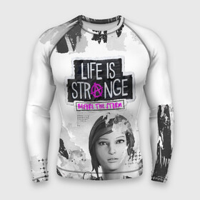 Мужской рашгард 3D с принтом Chloe. Life is Strange. в Кировске,  |  | before the storm | black and white | chloe | grunge | life is strange | pink | punk | гранж | розовый | хлоя | черно белое