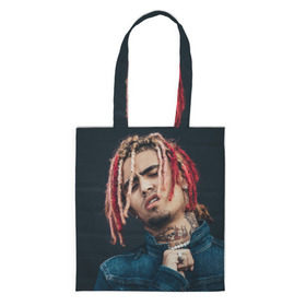 Сумка 3D повседневная с принтом Lil Pump в Кировске, 100% полиэстер | Плотность: 200 г/м2; Размер: 34×35 см; Высота лямок: 30 см | esketit | esskeetit | gang | lil | pump | rap | качер | лил | маленький | насос | памп | репер | рэпер | рэппер | с дредами | эшкере | эшкерее | эшкереее | эшкерееее | эщкере | эщкерее | эщкереее | эщкерееее