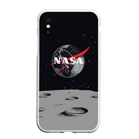 Чехол для iPhone XS Max матовый с принтом NASA в Кировске, Силикон | Область печати: задняя сторона чехла, без боковых панелей | 