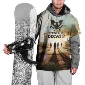 Накидка на куртку 3D с принтом State of Decay 2 в Кировске, 100% полиэстер |  | decay | horror | state | игра | стадия | хоррор