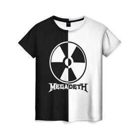 Женская футболка 3D с принтом Megadeth в Кировске, 100% полиэфир ( синтетическое хлопкоподобное полотно) | прямой крой, круглый вырез горловины, длина до линии бедер | megadet | megadeth | группа | дирк вербурен | дэвид эллефсон | дэйв мастейн | кико лоурейро | мегадет | мегадетх | метал | рок | трэш | трэшметал | тяжелый | хард | хардрок | хеви | хевиметал