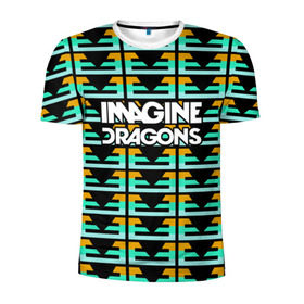 Мужская футболка 3D спортивная с принтом Imagine Dragons в Кировске, 100% полиэстер с улучшенными характеристиками | приталенный силуэт, круглая горловина, широкие плечи, сужается к линии бедра | альтернативный | американская | группа | драгонс | имеджин | инди | индирок | поп | рок | электроник