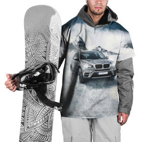 Накидка на куртку 3D с принтом BMW X5 в Кировске, 100% полиэстер |  | Тематика изображения на принте: auto | race | авто | автомобиль | бмв | бумер | бэха | гонки | марка | машина
