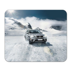 Коврик прямоугольный с принтом BMW X5 в Кировске, натуральный каучук | размер 230 х 185 мм; запечатка лицевой стороны | auto | race | авто | автомобиль | бмв | бумер | бэха | гонки | марка | машина